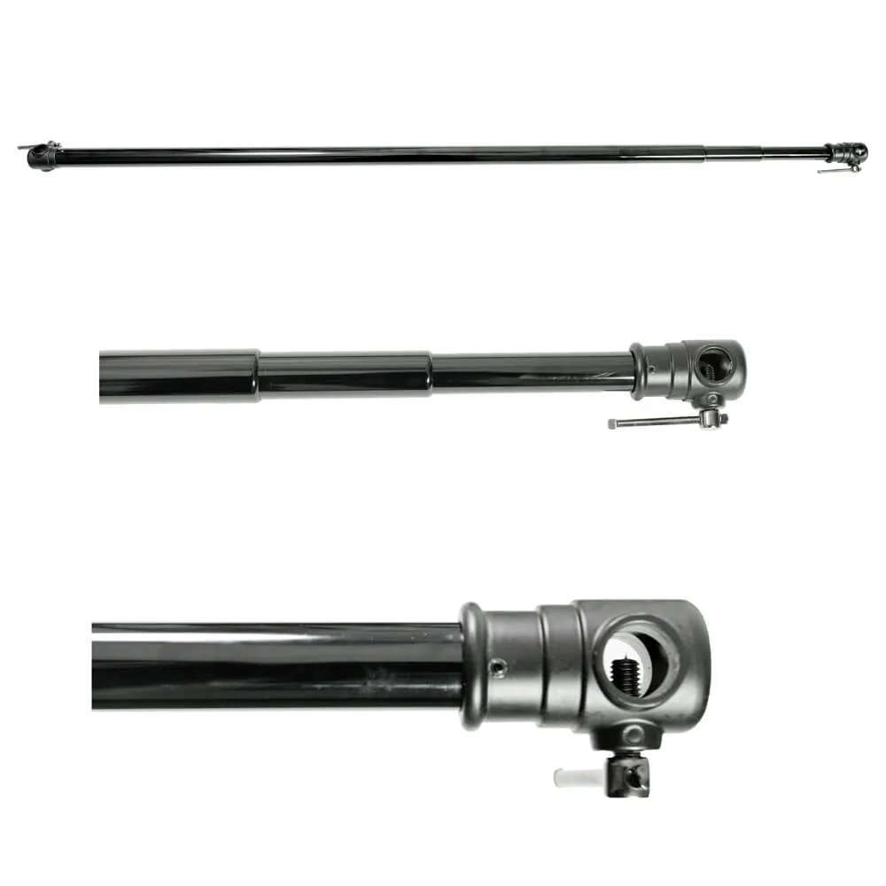 1.2-3m Telescopic Cross Bar for Adjustable Backdrop Support — photography studio equipment