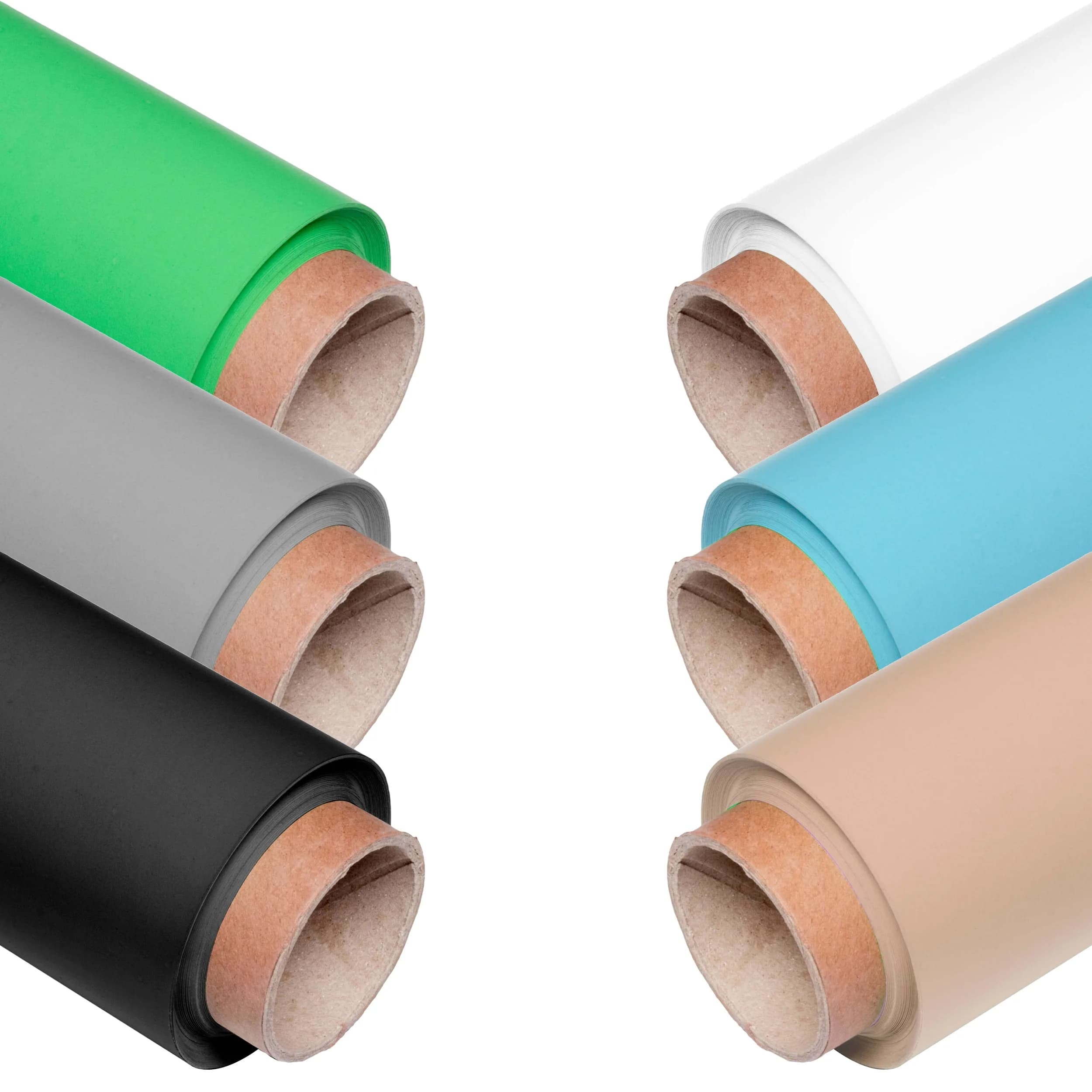 1.35x10m Photography Seamless Paper Backdrop Kit (Basic Colour) — photography studio equipment
