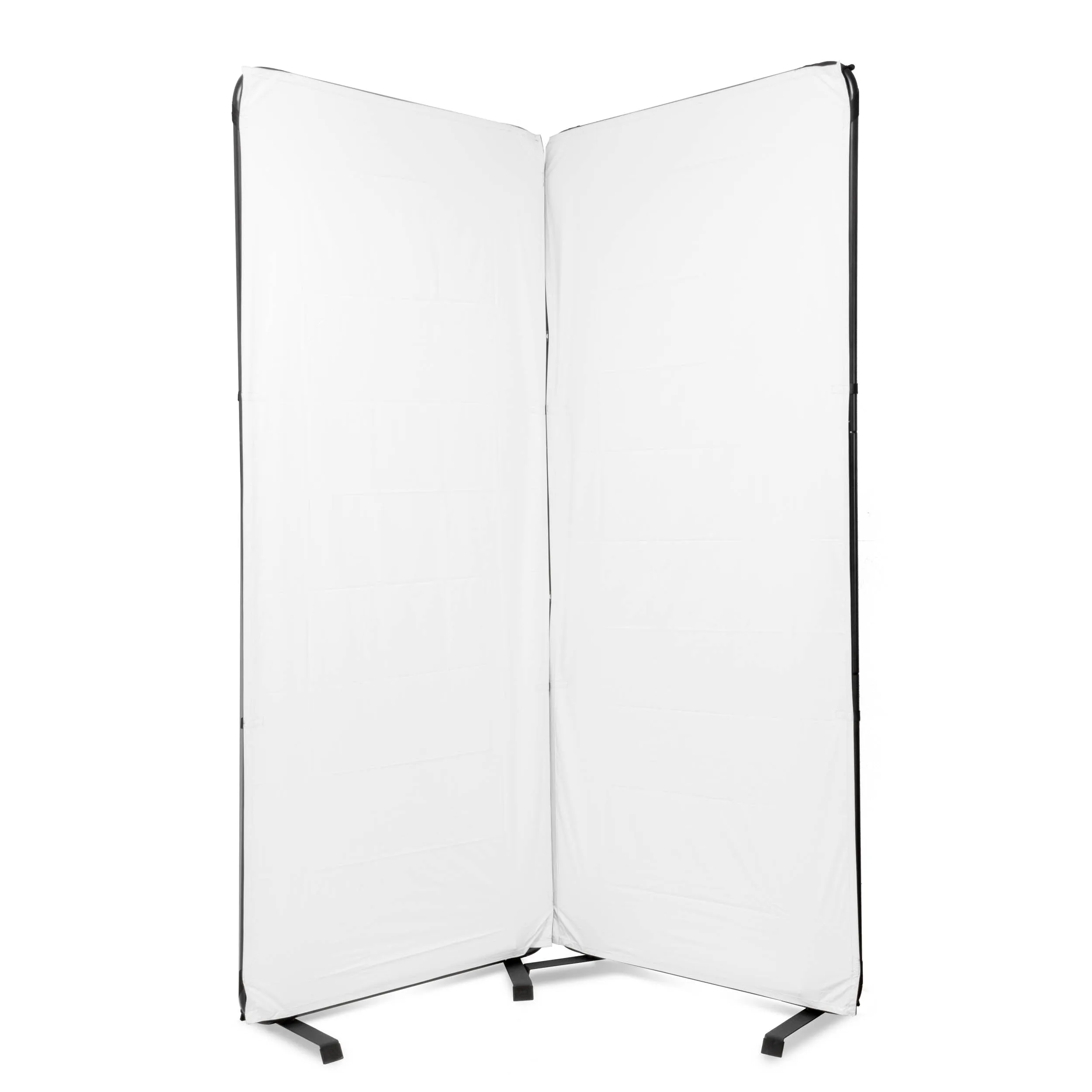 1x2.4m Reversible Black/White V-Flat Frame with Matte/Opaque Fabric — photography studio equipment