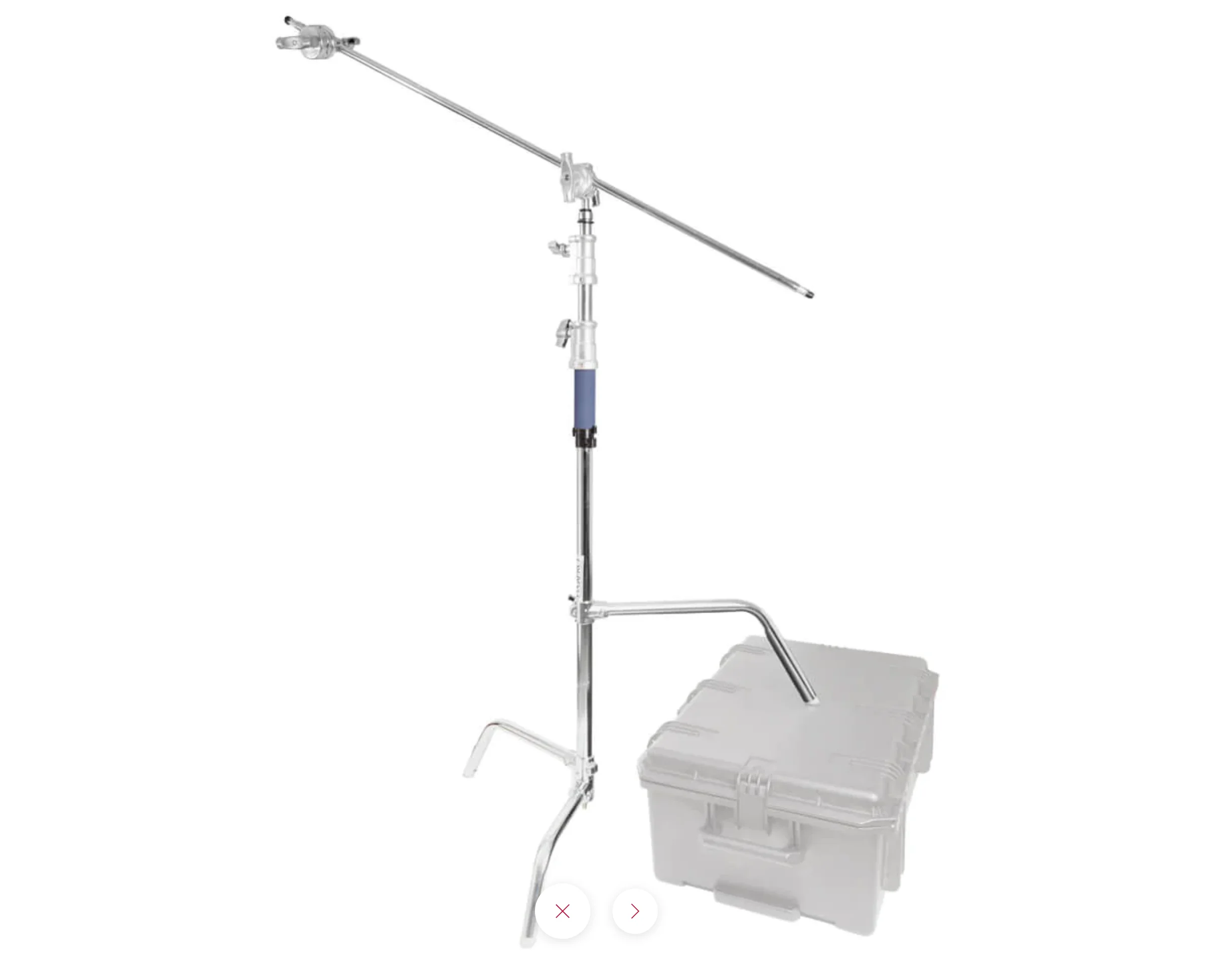 300cm C-Stand with 50 Inch Boom Arm Set and Adjustable Legs