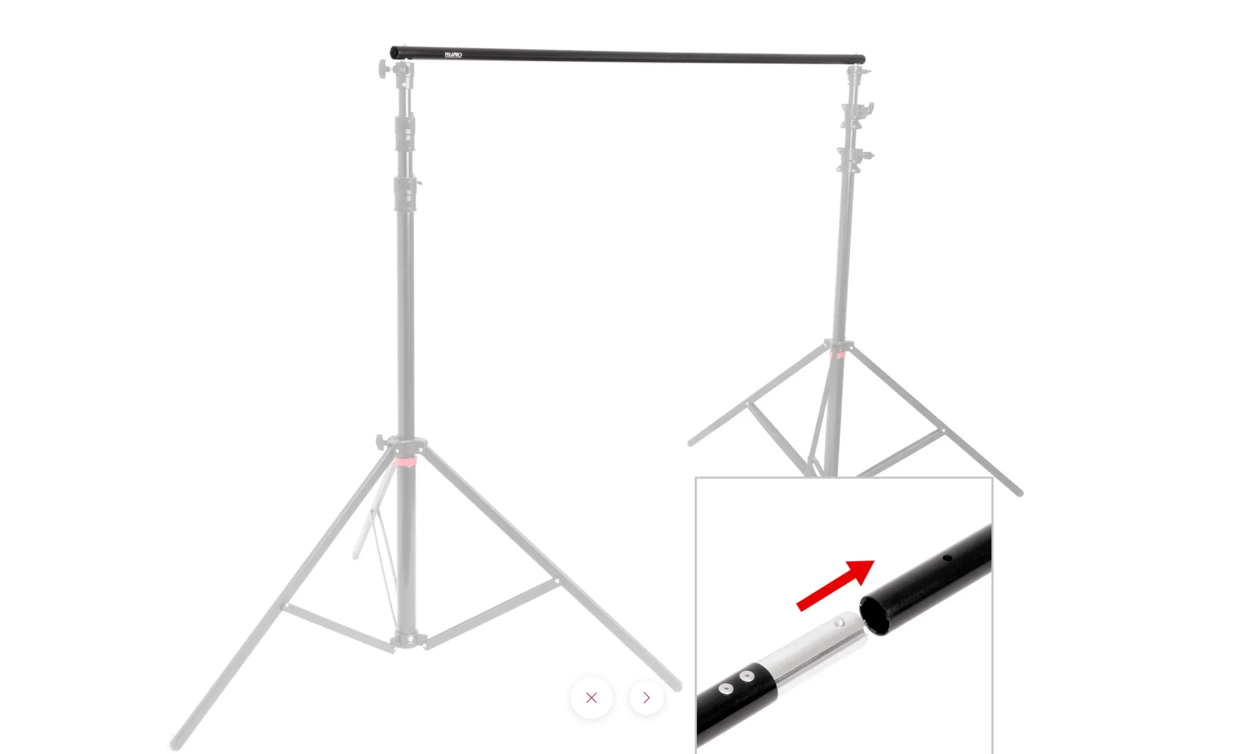 3.2m Heavy-Duty 4-Sectioned Crossbar Stand (Crossbar Only)