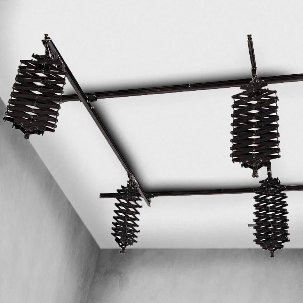 39.5-203cm Studio Photography Pantograph Ceiling Rail System — photography studio equipment