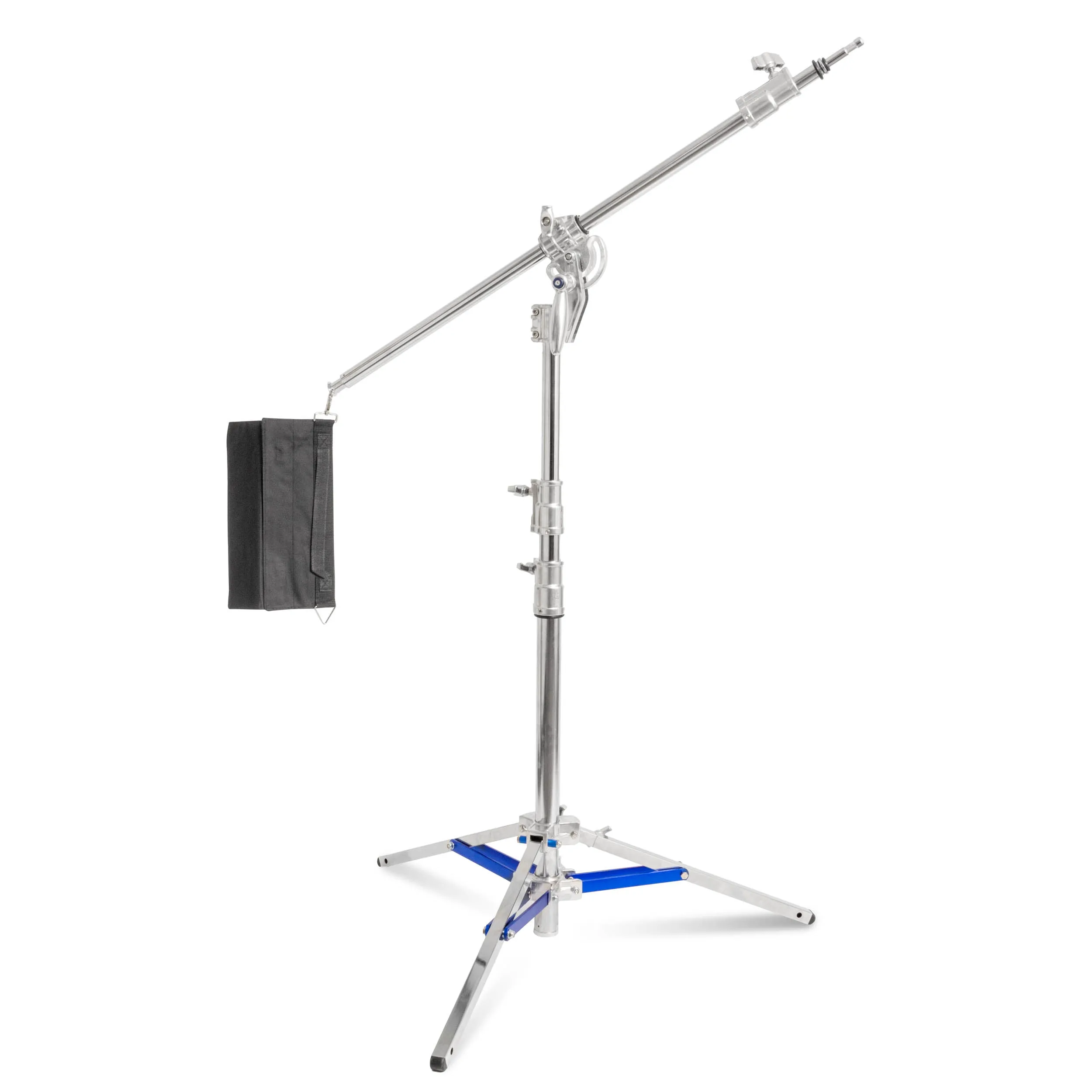 430cm Heavy Duty 2in1 Reclined Stainless Steel Baby Boom Stand — photography studio equipment