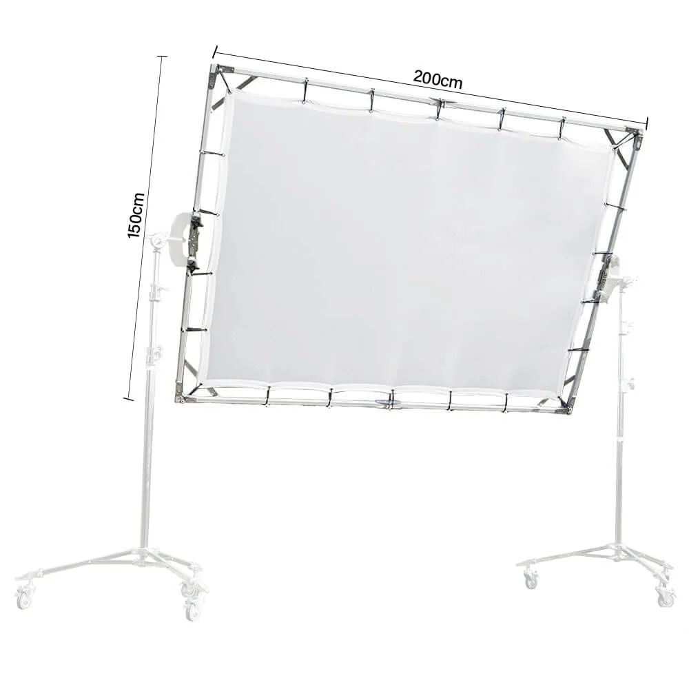 5'x7' (150x210cm) Collapsible Translucent Diffuser Butterfly Sunscrim (No Stands) — photography studio equipment