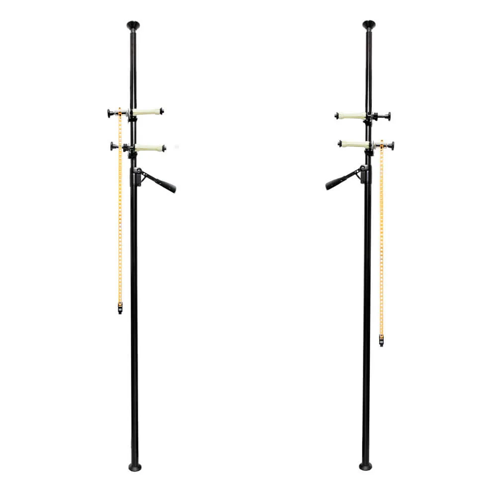 Autopole Set with 2 Pairs of Expansion Drive Shafts & 2 Pairs of Background Hooks — photography studio equipment
