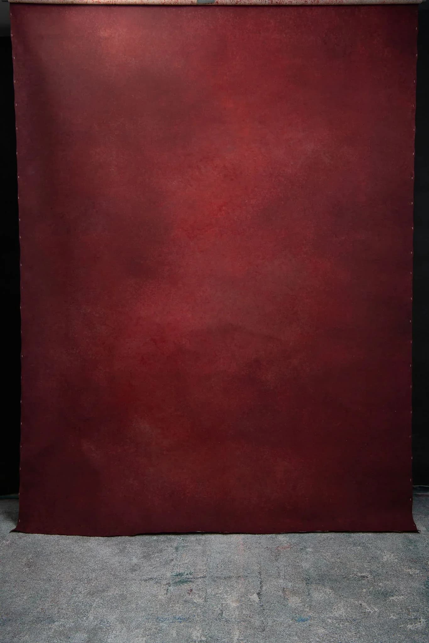 Crimson Estate — Dark Red Hand Painted Backdrop 180x270cm