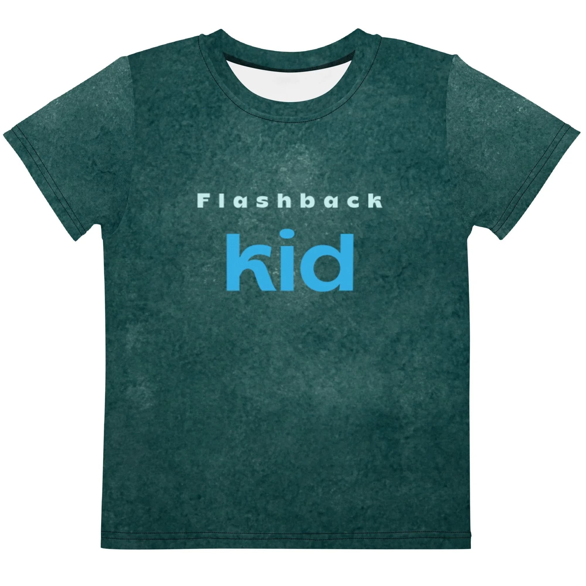 Kids crew neck t-shirt with unique pattern from Hand painted backdrop Uk shipping is free, contact us for shipping cost abroad