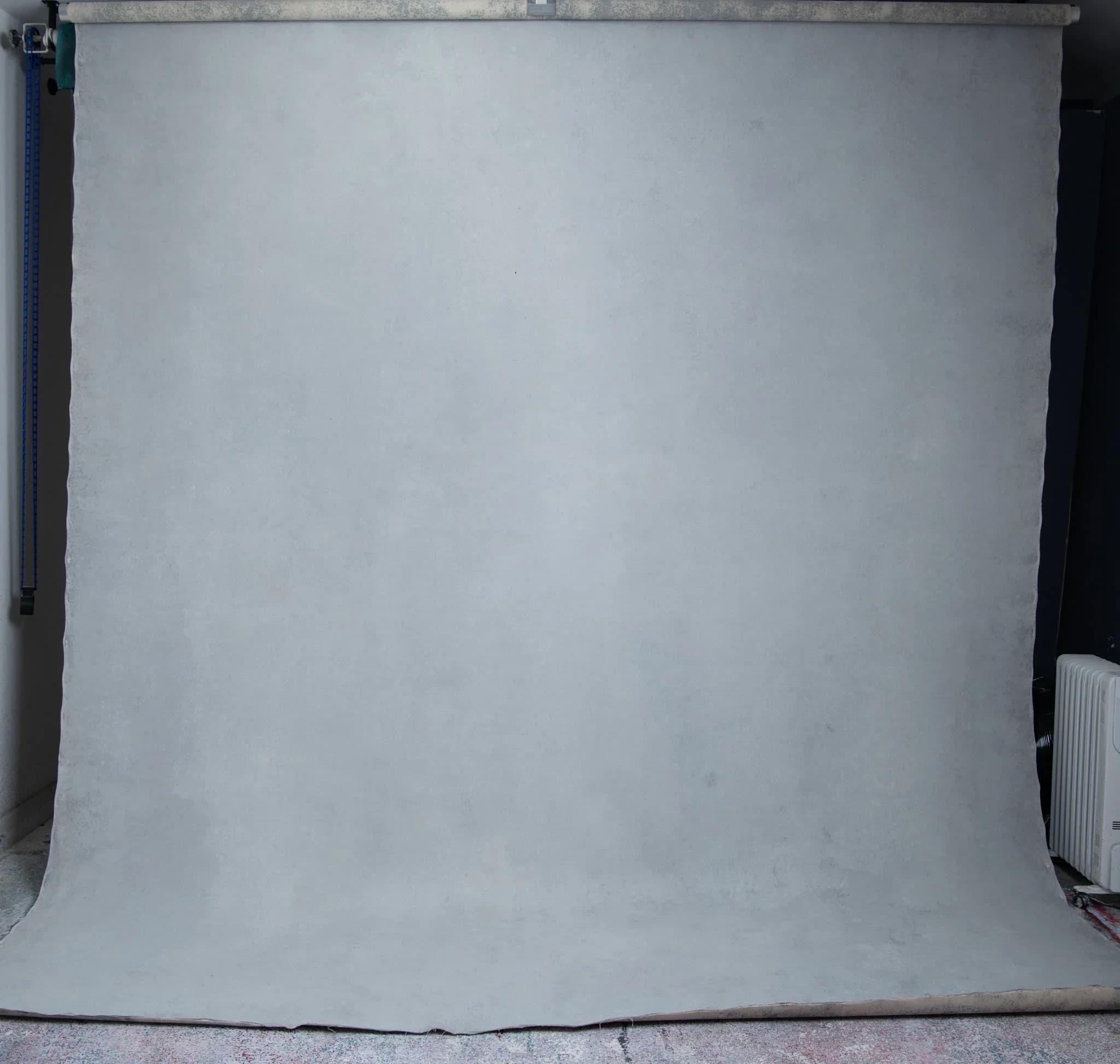 Light grey Hand Pianted canvas backdrop for rent or buy 2.7x3.4m 571122