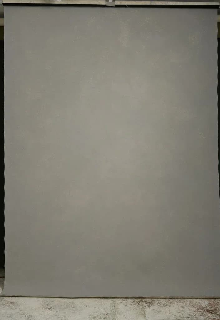 Medium grey texture, hand-painted canvas backdrop with reverse side 6x9 03170925