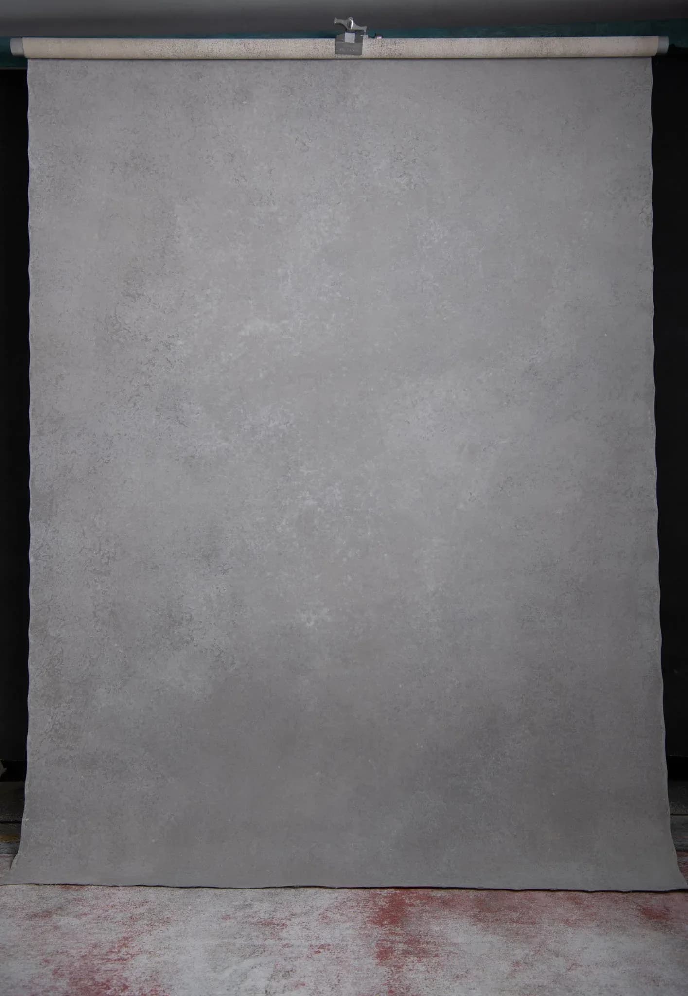 Neutral grey Hand painted canvas backdrop with reverse side 180X270cm (1040522)