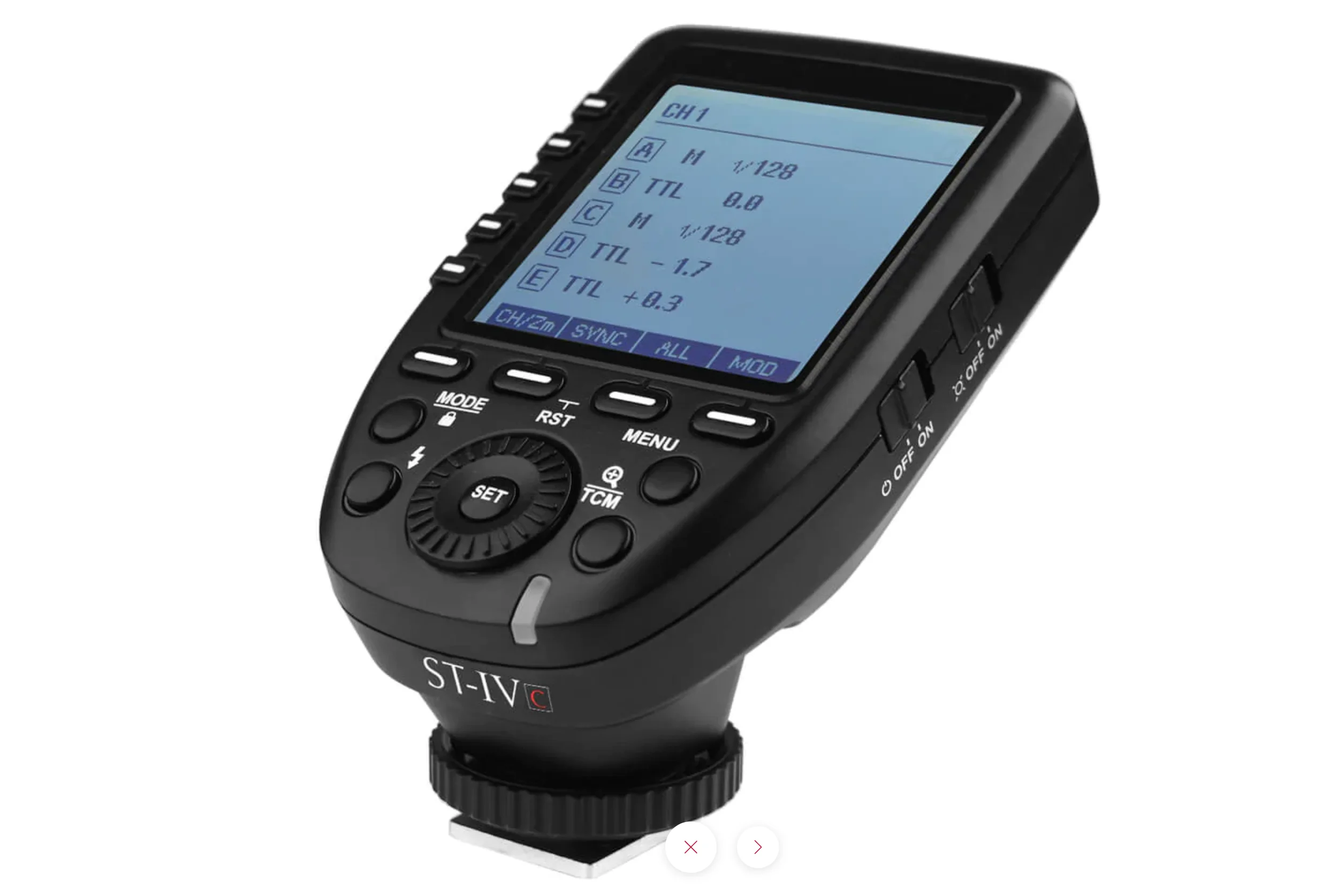 PRO ST-IV 2.4GHz Flash Trigger Wide LCD Display (Godox XPRO)