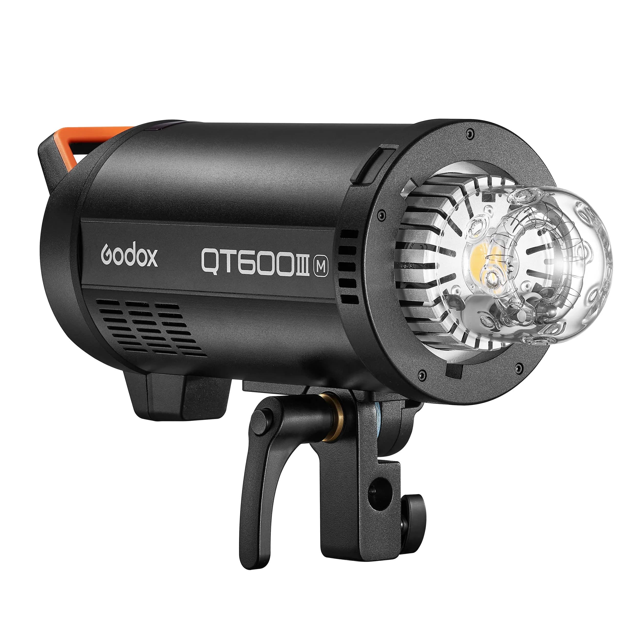 QT600III 600W High-Speed Studio Flash Head with LED Modelling Lamp — photography studio equipment