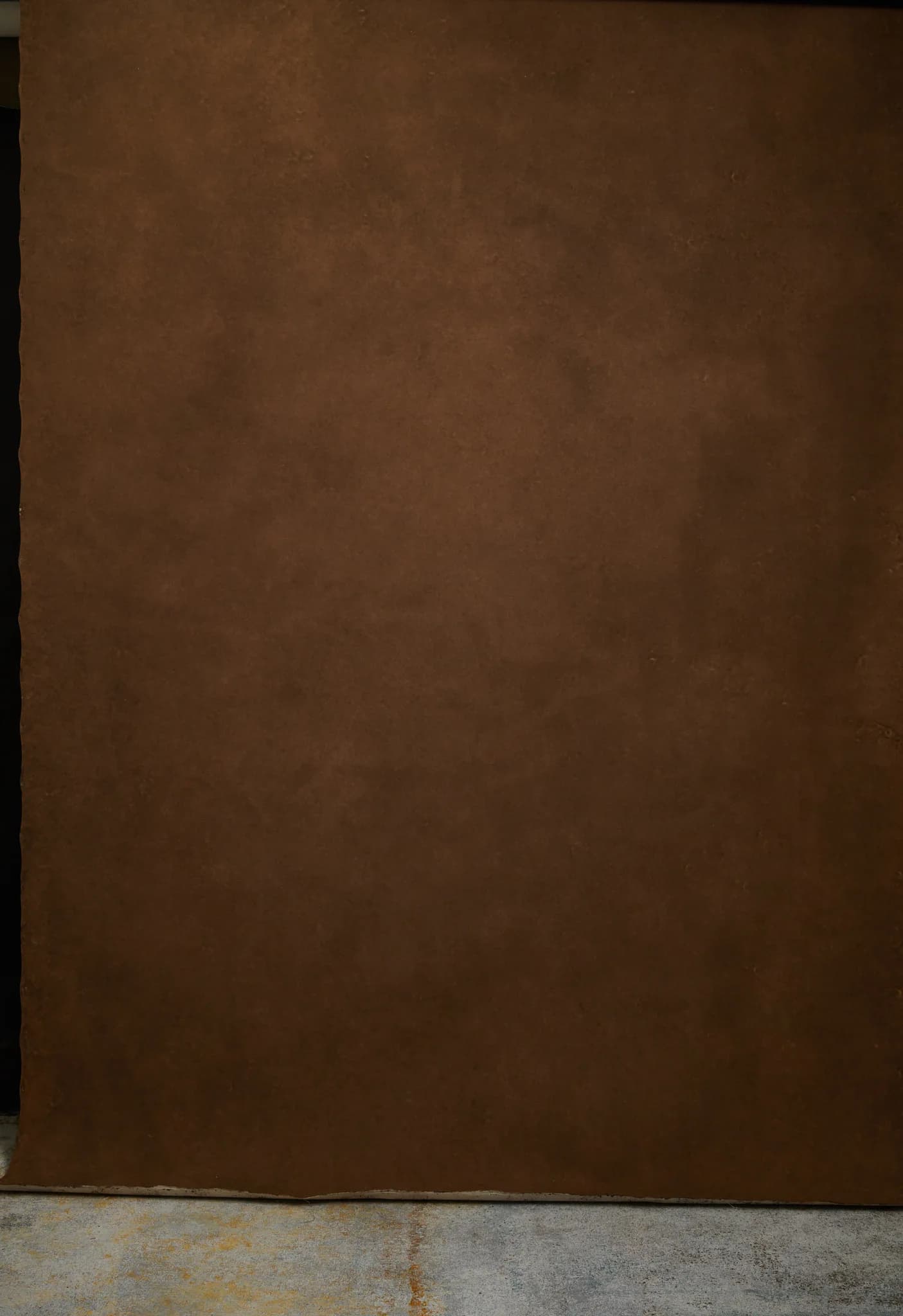 Chocolate Brown Hand Painted Canvas Backdrop 180x270cm