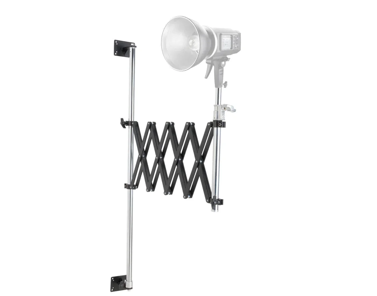 Wall Mounted Scissor Boom Vertical Mounting System