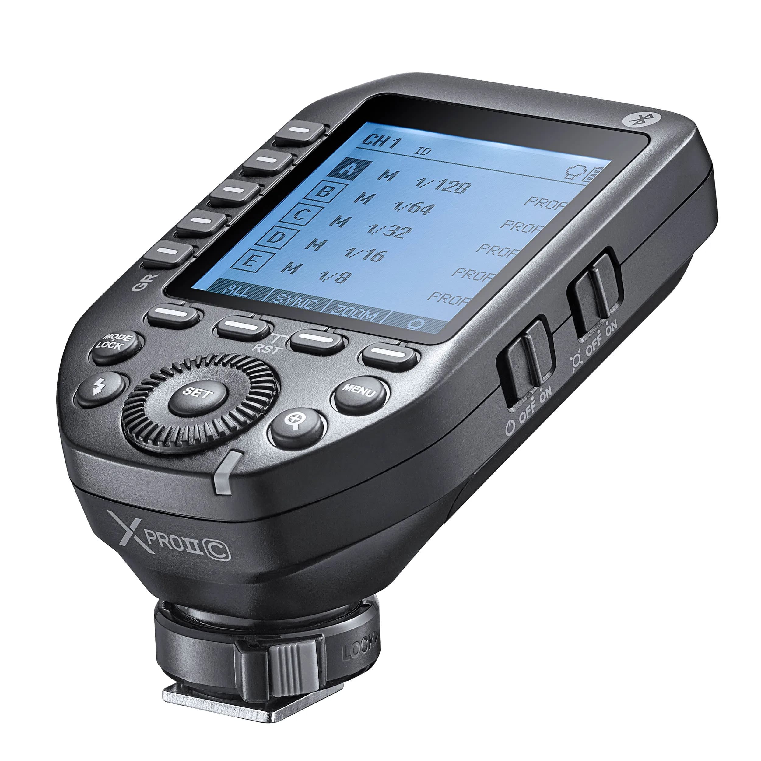 XPro II 2.4GHz Wireless Flash Trigger with App Control — photography studio equipment