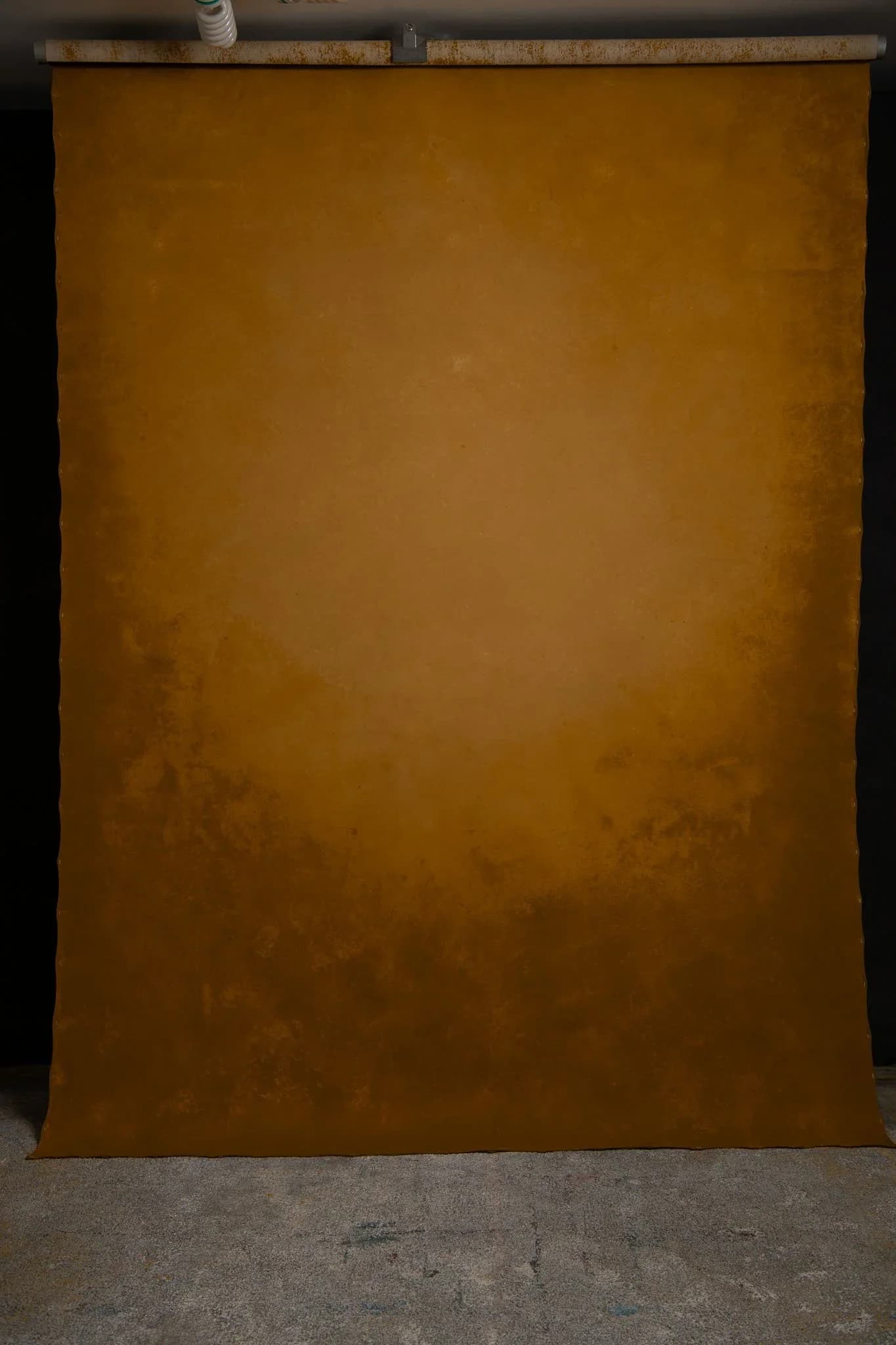 Yellow mustard medium texture backdrop, double-sided. 180X270cm Yellow brown 01021223